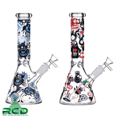 WATER PIPE BEAKER CARTOON MONSTER WP12111 1CT